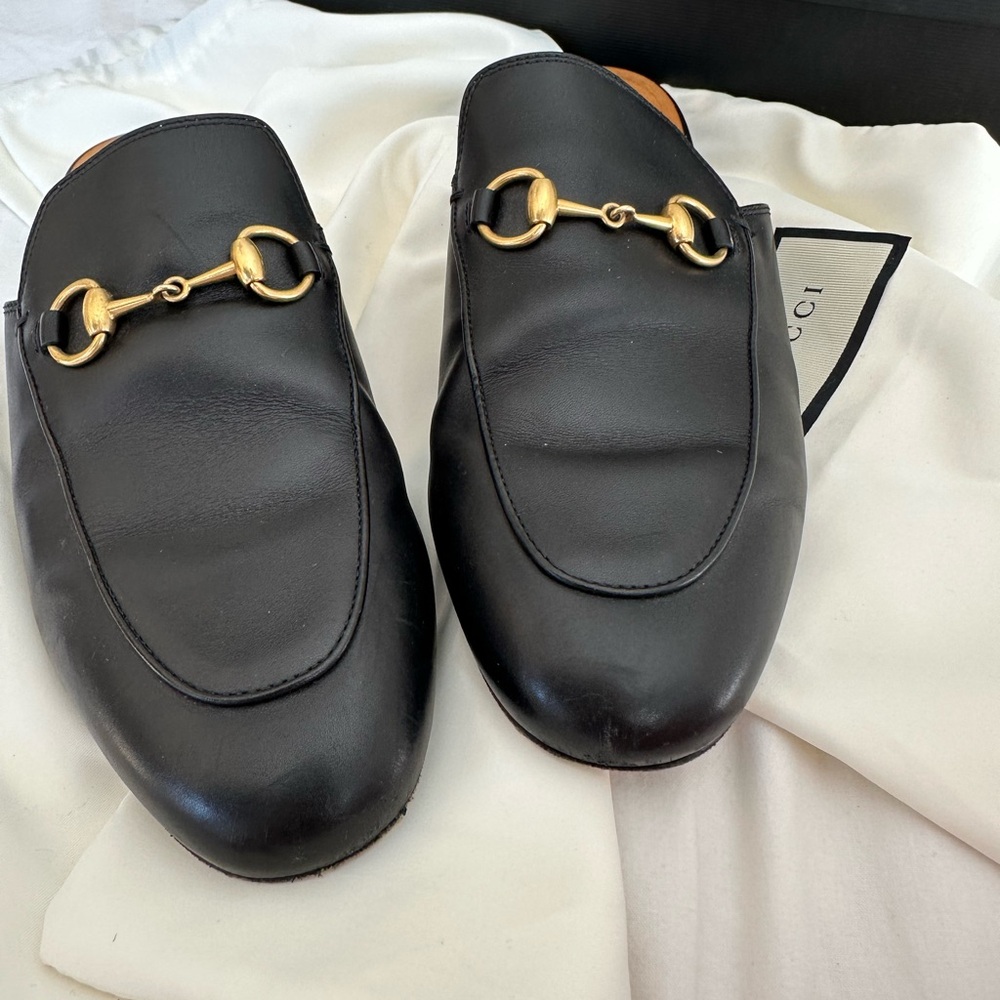 Gucci Princeton Horsebit Loafers/Mules - Picture 9 of 11